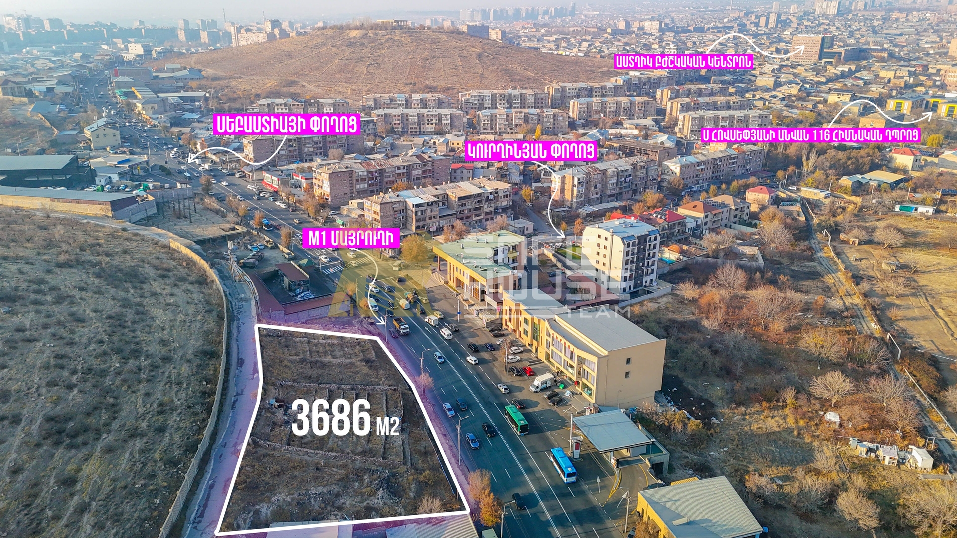 Բնակելի  կառուցապատման  հողատարածք