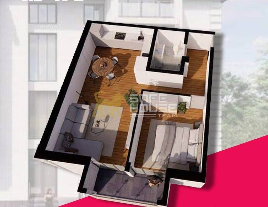 Վաճառքի 2 սենյականոց բնակարան